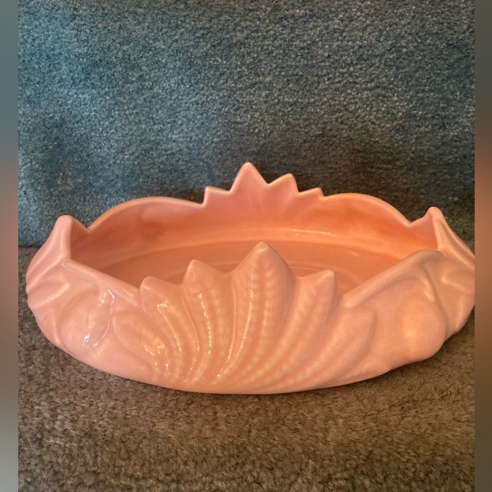 Vintage Camark Planter Dish LIGHT PINK 11”x9” Dish Garden retro cottage Mint